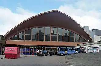 Oxford Road, an elevated station for passing rail services to Wales, Scotland and the Midlands