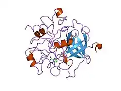 1dwb: CRYSTALLOGRAPHIC ANALYSIS AT 3.0-ANGSTROMS RESOLUTION OF THE BINDING TO HUMAN THROMBIN OF FOUR ACTIVE SITE-DIRECTED INHIBITORS