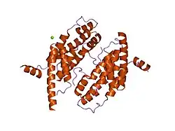 1h6p: DIMERISTION DOMAIN FROM HUMAN TRF2