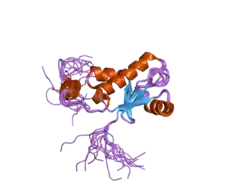 1wry: Solution structure of the SH3 domain-binding glutamic acid-rich-like protein