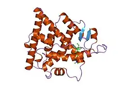 3ert: HUMAN ESTROGEN RECEPTOR ALPHA LIGAND-BINDING DOMAIN IN COMPLEX WITH 4-HYDROXYTAMOXIFEN