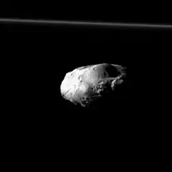 Prometheus flyby, (December 6, 2015)
