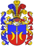 Arms of the Ostarzewski family ennobled in 1785
