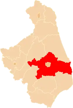 Location of Białystok County