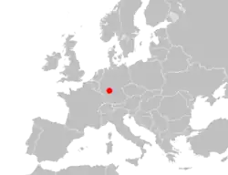 Fossils of Palaeochiropteryx are only known from Messel Pit, Germany.