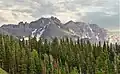 Palmyra Peak with parent Silver Mountain behind
