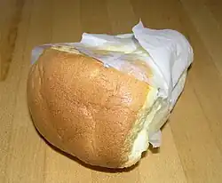 Paper wrapped cake