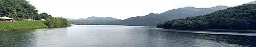 View to the Parambikulam Reservoir