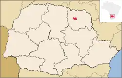 Location in Paraná state
