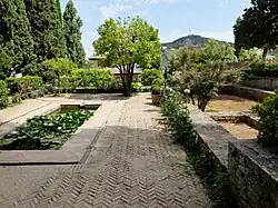 Remains of the upper house on the west side of the palace