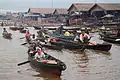 Muara Kuin floating market in Banjarmasin, South Kalimantan, Indonesia