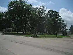 Chicago Road as it enters the village of Paw Paw.