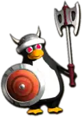 A version of Tux designed by moolok.com for use by the PaX team