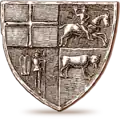 Coat of arms of the Smolensk land from the seal of Grand Duke Vytautas of Lithuania. 1404