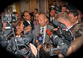 Image 30The Swedish Academy's permanent secretary Peter Englund at the announcement of the 2010 Nobel Prize in Literature. (from Nobel Prize in Literature)
