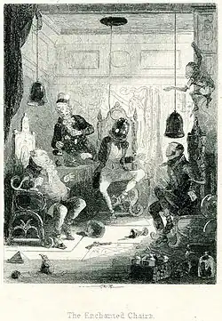 Scene from Auriol by Harrison Ainsworth, 1844