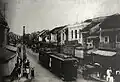 Hàng Đào street and tram railway in late 1890s.