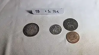 THB to British Pound (lsd) (฿1=£0/1/1½)