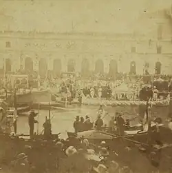 Pietro Bertoja, The arrival of Victor Emmanuel II in Venice on 7 November 1866