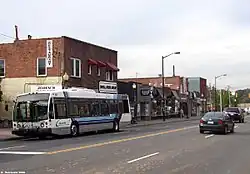 Central Avenue as it passes through Plaza Midwood