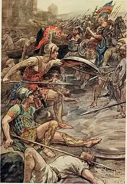 Epaminondas Defending Pelopidas
