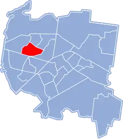 Location of Wysoki Stoczek within Białystok