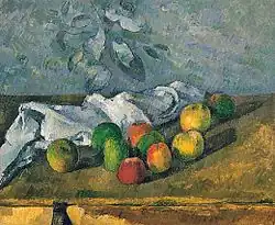 Apples and Serviette, Paul Cézanne, 1879