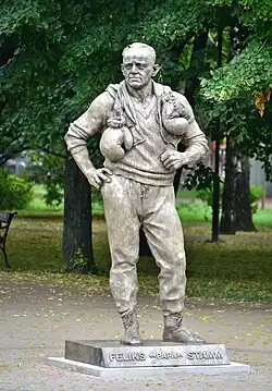 The Feliks Stamm Monument in 2019.