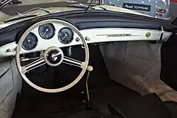 356 A Speedster interior
