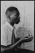 Jacob Lawrence (1917–2000), photographed in 1941.