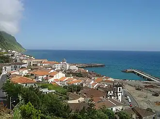 The shoreline of the parish of Povoação, where the first settlers to the island of São Miguel disembarked