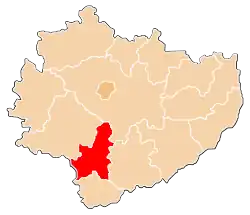 Location within the voivodeship