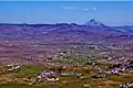 An aerial view of Errigal and Gweedore.