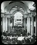 President William H. Taft addressing crowd at Kentucky State Capitol Building Rotunda