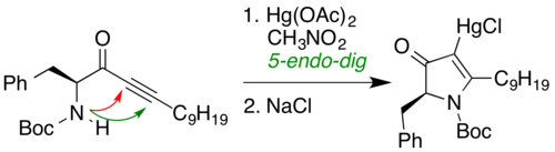 Preussin synthesis key step