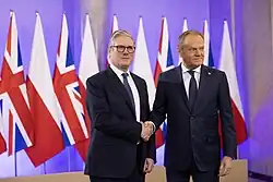 Prime Minister Tusk meets with British Prime Minister Keir Starmer in 2025