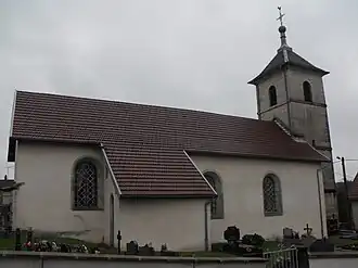 The church in Provenchère