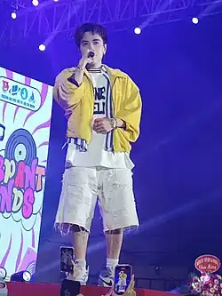 Quang Hùng MasterD in 2024, singing