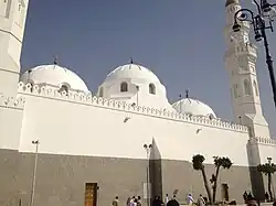 Rear view of the mosque