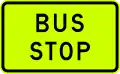 (W8-Q03) Bus Stop (used in Queensland)