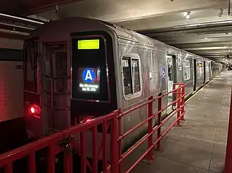 R110B car 3007 displayed at the NYTM in April 2025