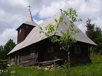 Wooden church in Cutin