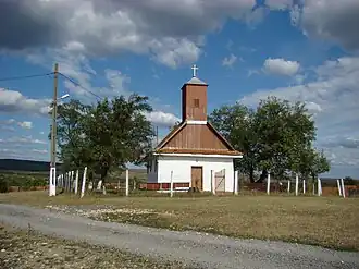 The Serbian wooden church in Lucareț