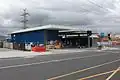 Rebuilt building and entrance to Heatherdale station, February 2017