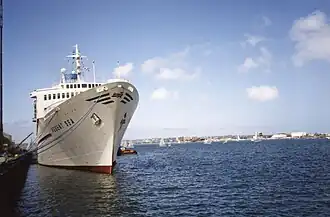 Gripsholm as Regent Sea at San Diego