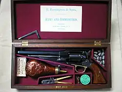 Remington New Model Army Cased Uberti replica