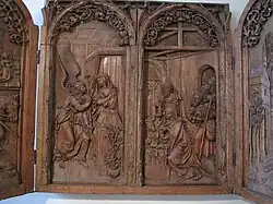 Veit Wagner (attributed to), Bergheim altarpiece (detail)