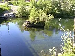 After the bridge the river is called Revelelva