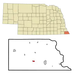 Location of Salem, Nebraska