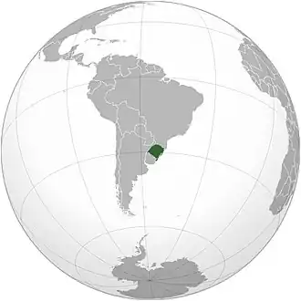 The Riograndense Republic corresponded with the current Brazilian state of Rio Grande do Sul